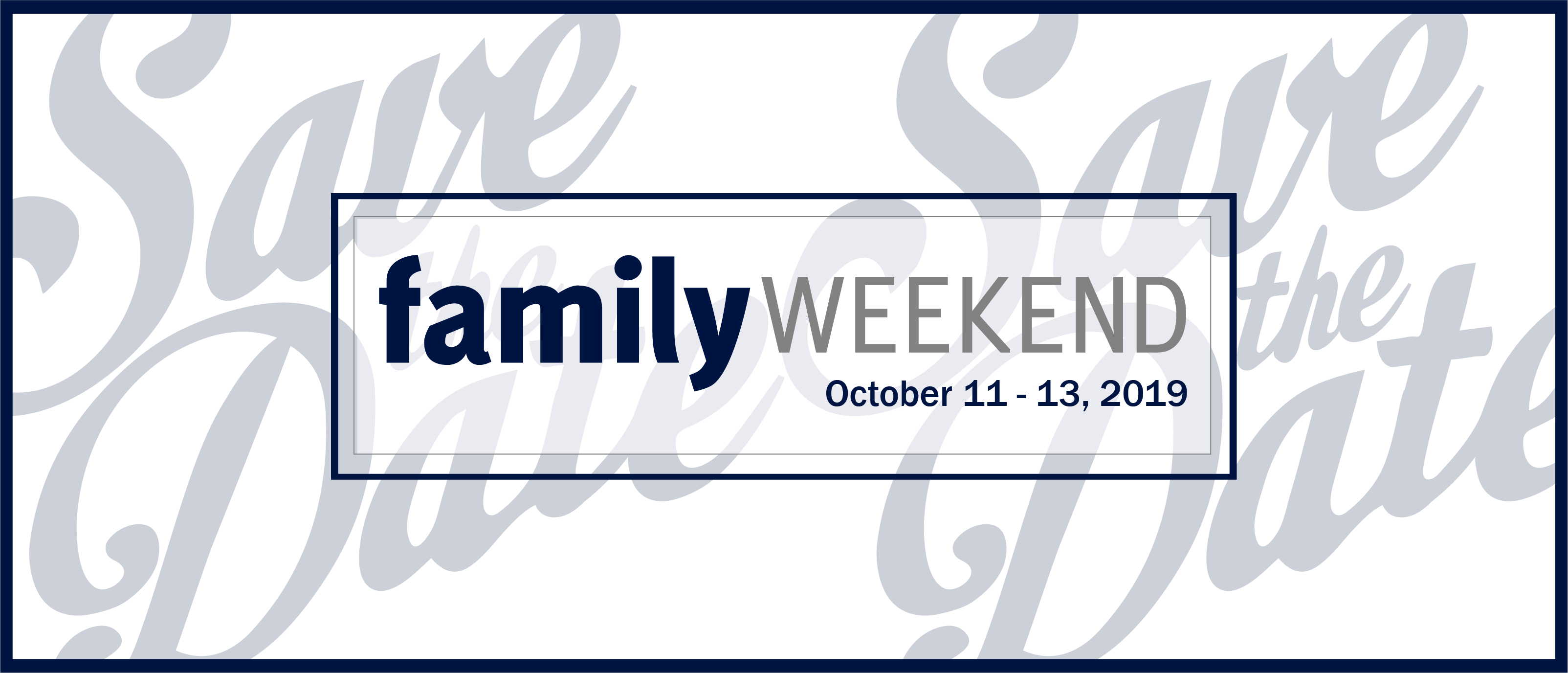 Homepage New Family Weekend
