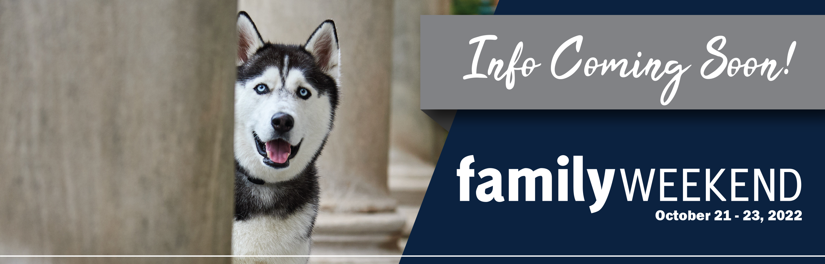 family weekend 2022 save the date coming soon web banner